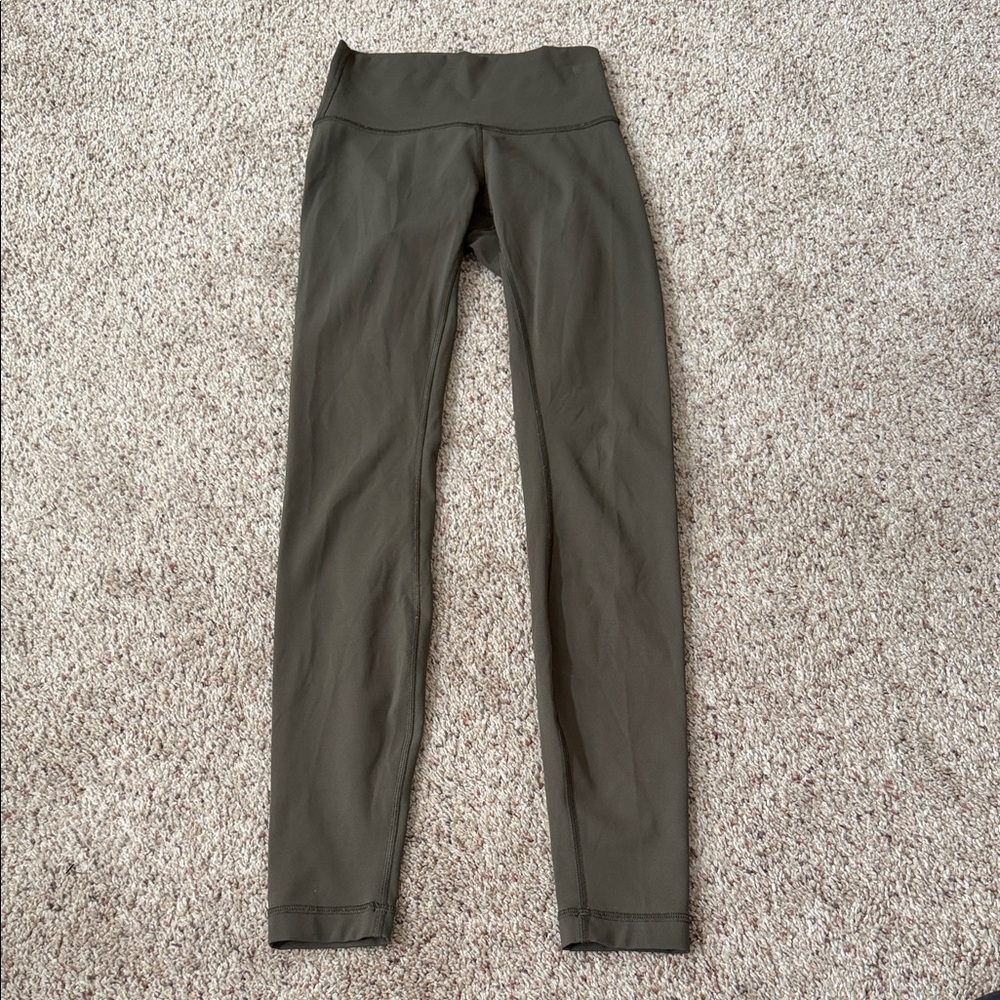 Lululemon Athletica Dark Green Leggings